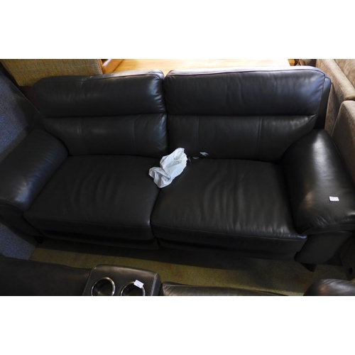 1557 - Grace Grey Leather 2.5-Seater Power Recliner Sofa, original RRP £891.66 + VAT (4162-13) * This lot i... 