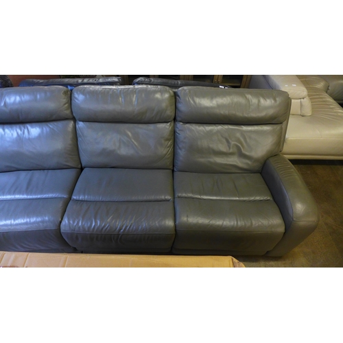 1570 - Paisley Leather Sectional Power Recliner (model:- 1356669), original RRP £1666.66 + VAT (4162-37) * ... 