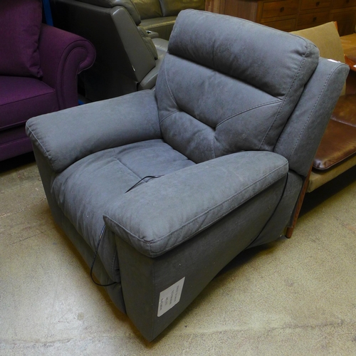 1574 - Justin Grey Power Recliner Armchair, original RRP £499.99 + VAT  (4162-22) * This lot is subject to ... 