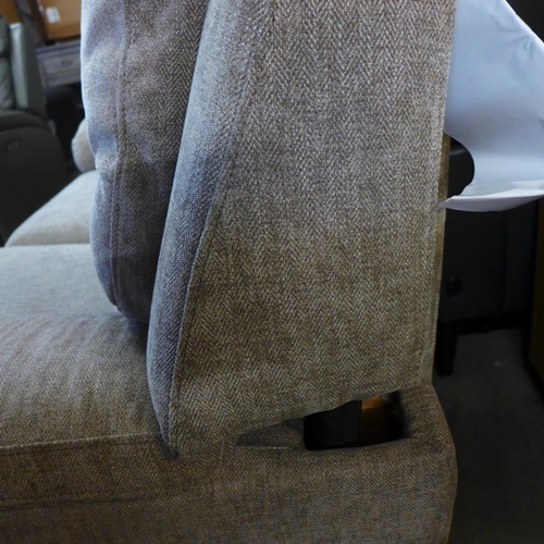 1575 - Grace Mink Fabric 2-Seater Recliner Fabric Sofa, original RRP £749.99 + VAT (4162-14) * This lot is ... 