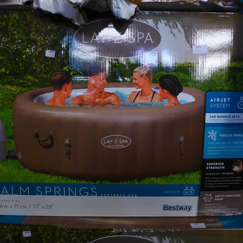 1577 - Lay-Z-Spa Inflatable Hot Tub With Cover, original RRP £416.66 + VAT (4162-27) * This lot is subject ... 