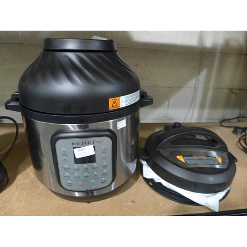 3005 - Instant Pot Duo Crisp 8 11-in-1 Air Fryer (7.6l), original RRP £116.66 + VAT (284-144) * This lot is... 