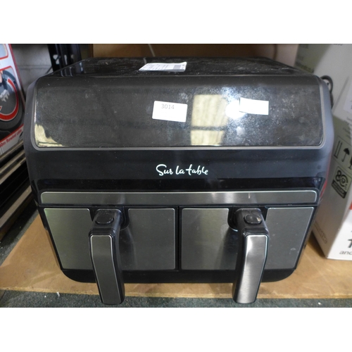 3014 - Sur La Table Double Air Fryer (284-128) * This lot is subject to VAT