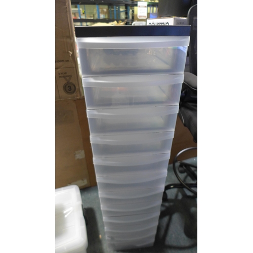 3038 - Iris 12-compartment plastic tower storage