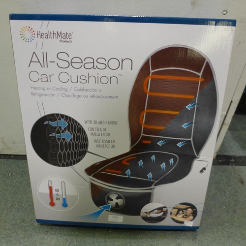 3044 - 12v Warm and Cool Air Car Seat Cushion      (284-85) * This lot is subject to VAT