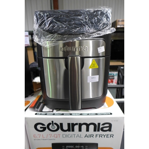 3051 - Gourmia Air Fryer (7QT)    (284-260) * This lot is subject to VAT