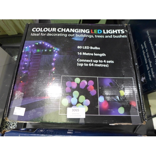 3065 - LED Colour Light (16m) (284-268) * This lot is subject to VAT