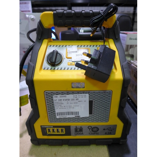 3072 - CAT Jump Starter (1200 Amp) (model:- CJ1000DXT) (284-152) * This lot is subject to VAT