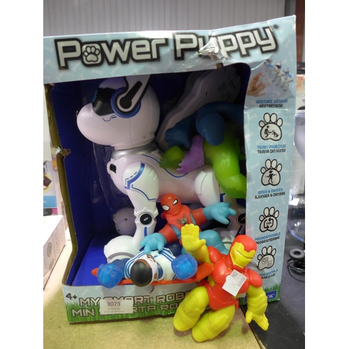 3073 - Power Puppy (284-140,171), Marvel Goo Jit Zu  * This lot is subject to VAT