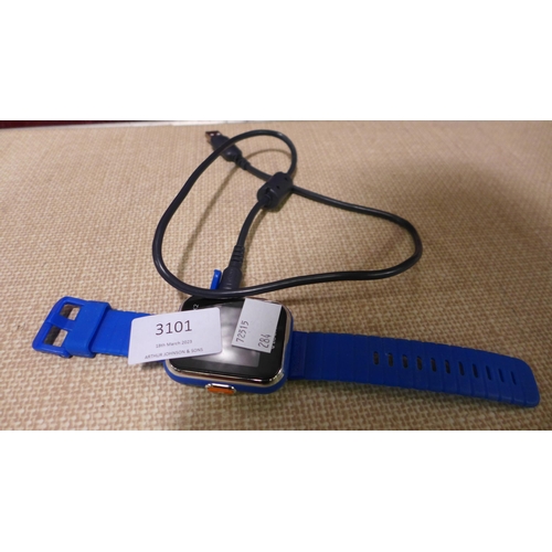 3101 - VTech Blue Smart Watch (DX2) (284-197) * This lot is subject to VAT