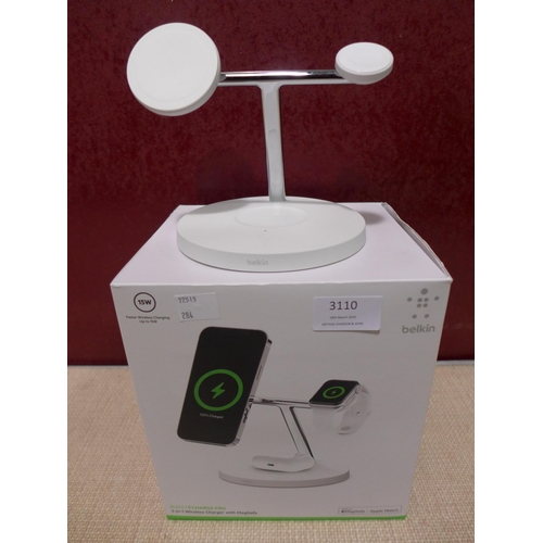 3110 - Belkin 3-In-1 15w Wireless Charger (284-230) * This lot is subject to VAT