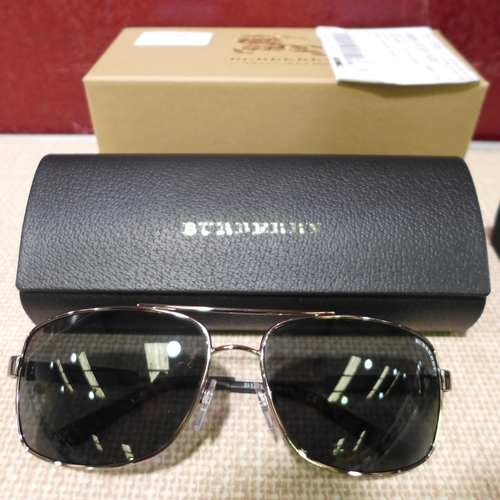 3120 - Pair of Men's Burberry Gunmetal Glasses & Carrera Clam Sunglasses  (284-94,99) * This lot is subject... 