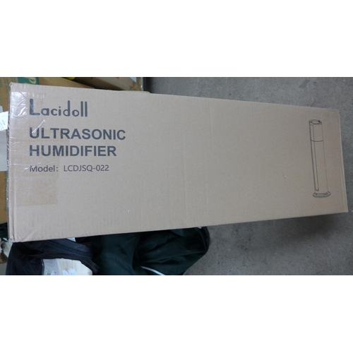 2110 - Boxed, sealed Lacidoll Ultrasonic room humidifier