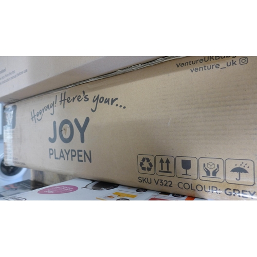 2111 - Boxed, sealed Joy playpen