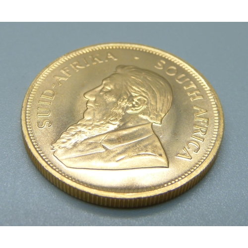 1073 - A 1981 1oz fine gold krugerrand