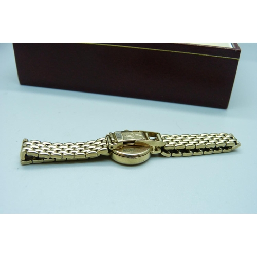 1096 - A lady's 9ct gold Rotary wristwatch, boxed, gross weight 17.3g