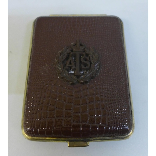 626 - An ATS badged cigarette case