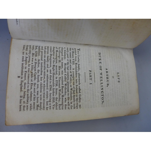 629 - One volume, Campaigns of Arthur, Duke of Wellington, printed for FC&J Rivington by R Gilbert, St Joh... 