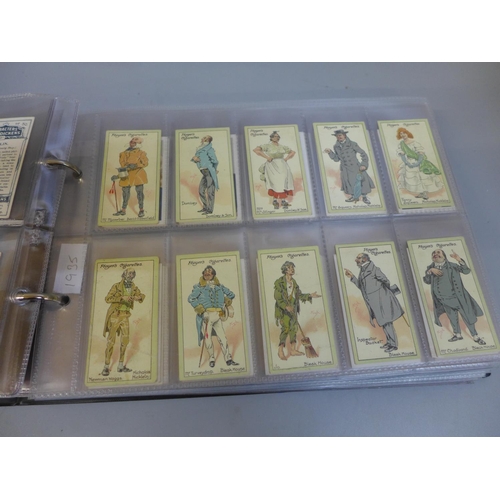 673 - Cigarette cards:- album containing thirteen complete sets, Gallaher, John Player, etc.