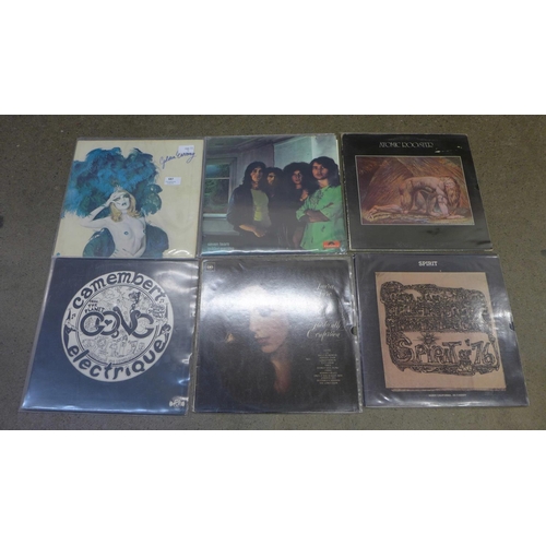 687 - Six LP records, Golden Earring, Gong, Randy California, etc.