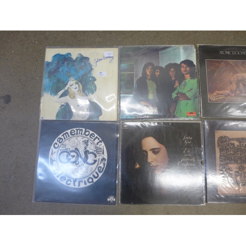 687 - Six LP records, Golden Earring, Gong, Randy California, etc.