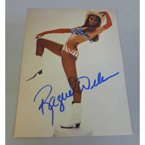 702 - A Raquel Welch autographed cutting