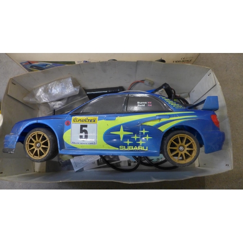 756 - A Tamiya radio controlled Subaru Impreza WRC rally car