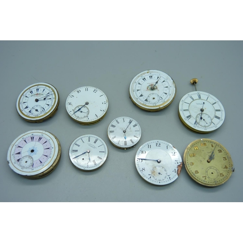 866 - Pocket watch movements