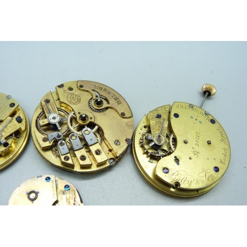 866 - Pocket watch movements