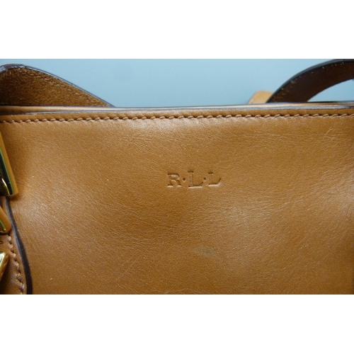 909 - A Ralph Lauren handbag and an Osprey handbag