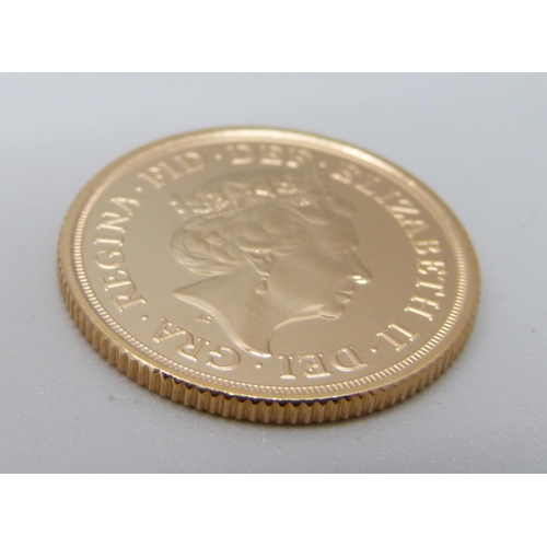 968 - A 2021 gold full sovereign