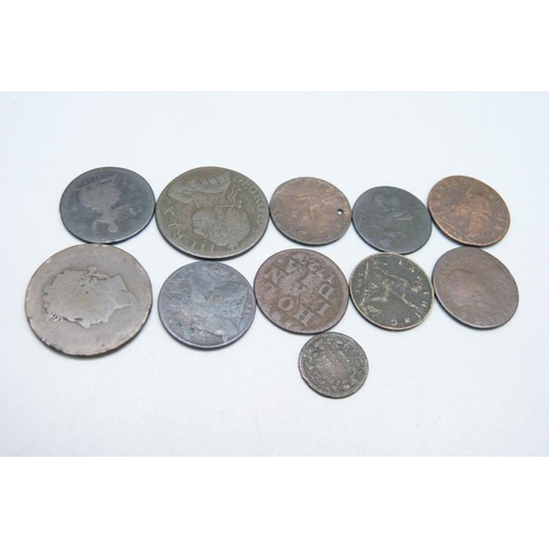 984 - 18th and 19th Century copper coins