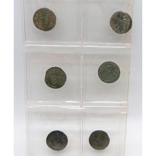 987 - Six early English coins