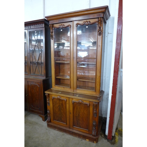 115 - A Victorian mahogany bookcase