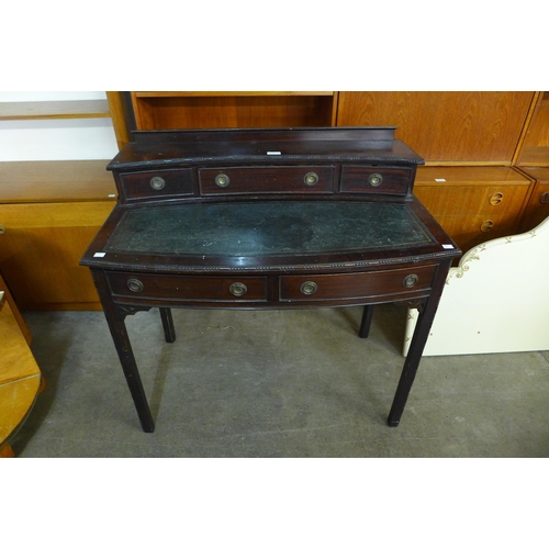 120 - An Edward VII mahogany lady's writing desk