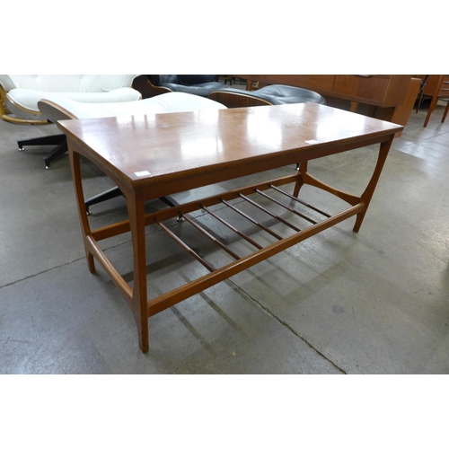 40 - A teak coffee table