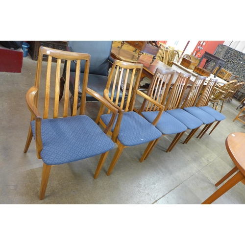 43 - A set of six G-Plan Fresco teak dining chairs