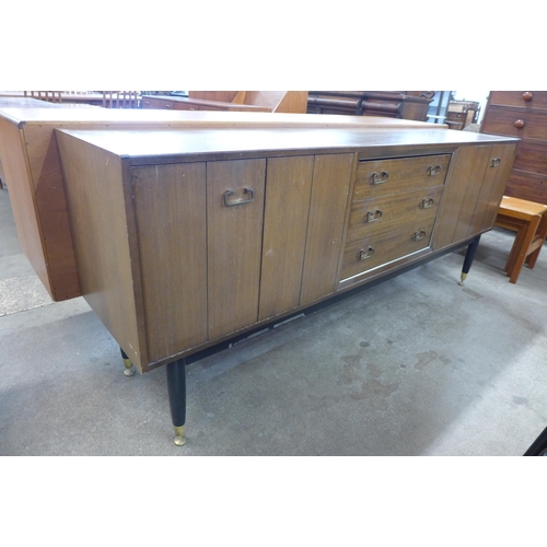 53 - A G-Plan Librenza tola wood and black sideboard