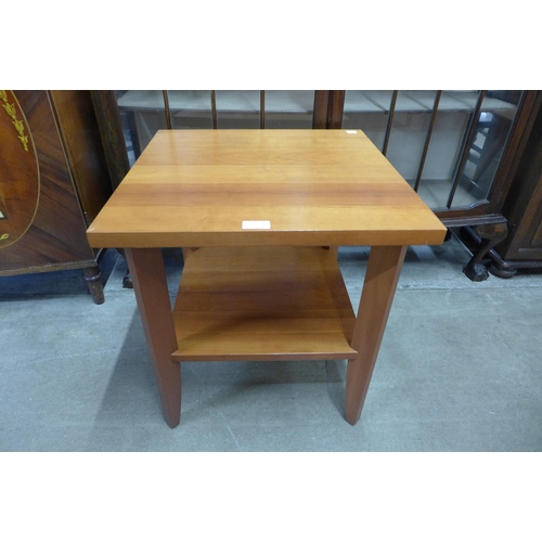 76 - A Danish square teak coffee table