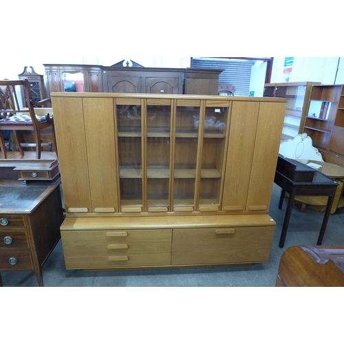 80 - A teak room divider