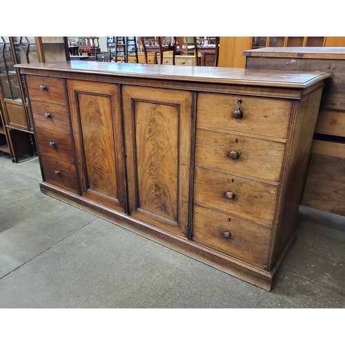 113 - A George IV mahogany press cupboard