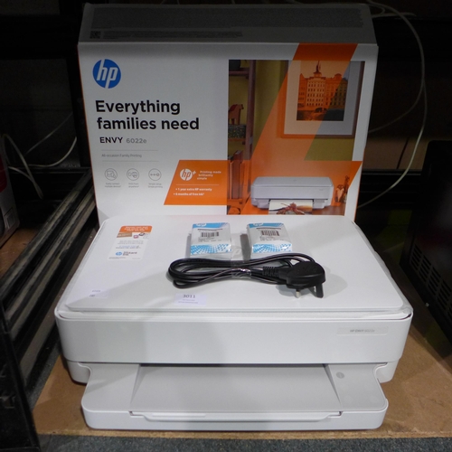 3011 - Hp Envy 6022E AIO Printer (285-77) * This lot is subject to VAT