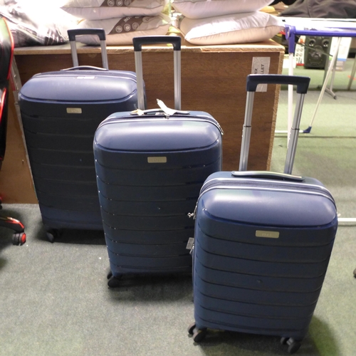 3029 - Rock Prime 3 Piece Hardside Suitcase Set, original RRP £145.83 + VAT (285-76) * This lot is subject ... 