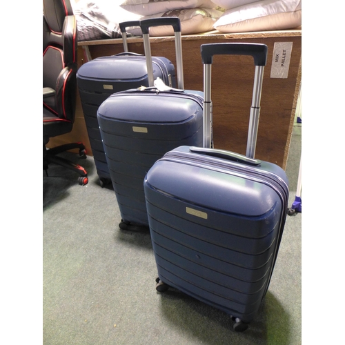 3029 - Rock Prime 3 Piece Hardside Suitcase Set, original RRP £145.83 + VAT (285-76) * This lot is subject ... 