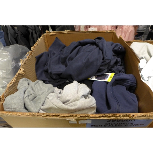 3054 - Box of men's sportswear - brands including Puma, Under Armour, Champion, various sizes, styles, etc.... 