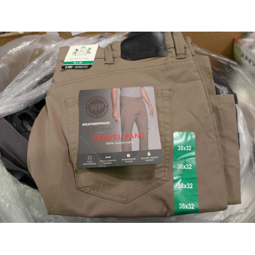 3062 - Bag of men's trousers and jeans - various sizes, styles, etc. * this lot is subject to VAT