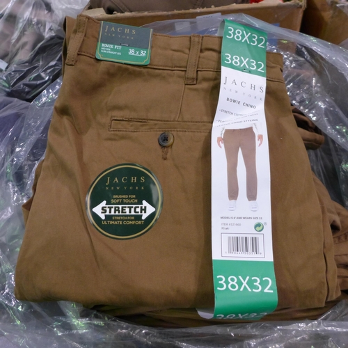 3063 - Bag of men's trousers and jeans - various sizes, styles, etc. * this lot is subject to VAT