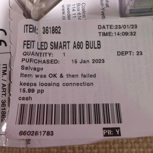 3091 - Feit LED Smart A60 Bulbs (285-71) * This lot is subject to VAT