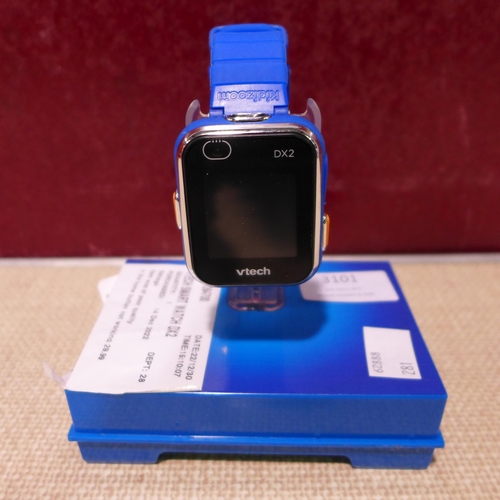 3101 - Vtech Smart Blue Watch DX2     (283-301) * This lot is subject to VAT