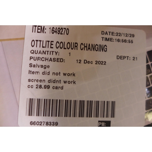 3143 - Ottlite Colour Changing Desk Lamp (283-326) * This lot is subject to VAT